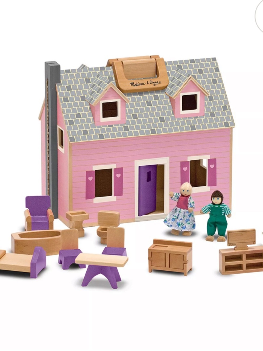 Melissa and Doug wooden dollhouse